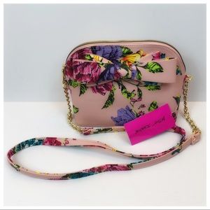 Betsey Johnson Pink Flower Crossbody